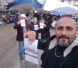 Kademeli Emeklilik Bekleyenler Saray’da Broşür Dağıttı