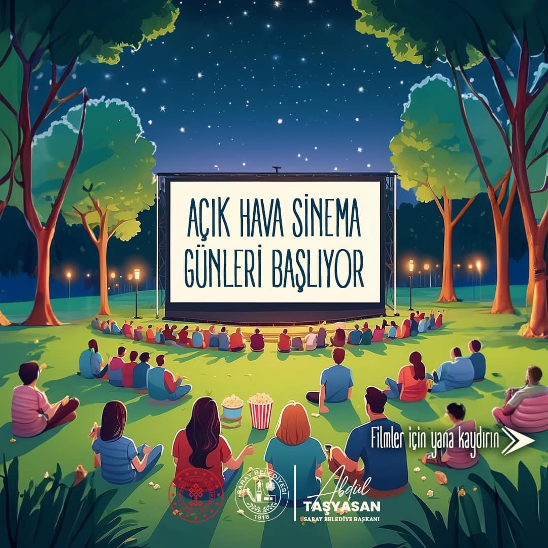 Saray’da Açık Havada Sinema Keyfi Başlıyor