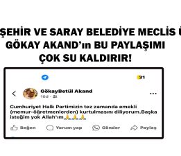 Gökay AKAND’ın Bu Paylaşımı Çok Su Kaldırır!