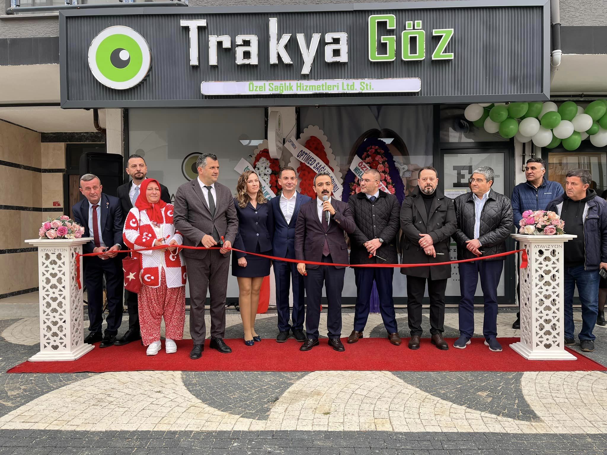 Trakya Göz Özel Sağlık Hizmetleri törenle hizmete açıldı