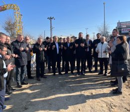 Küçük sanayi sitesinde 22 dükkanın temeli törenle atıldı