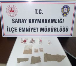 Saray’da polisten uyuşturucuya bir darbe daha