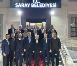 AK Parti Heyetinden Saray Belediye Başkanı Abdül Taşyasan’a Ziyaret