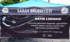 Saray Belediyesi’nden şehit polisler için lokma hayrı