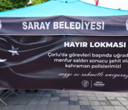 Saray Belediyesi’nden şehit polisler için lokma hayrı