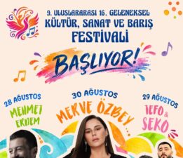 Saray Kültür, Sanat ve Barış Festivali sanatçıları belli oldu